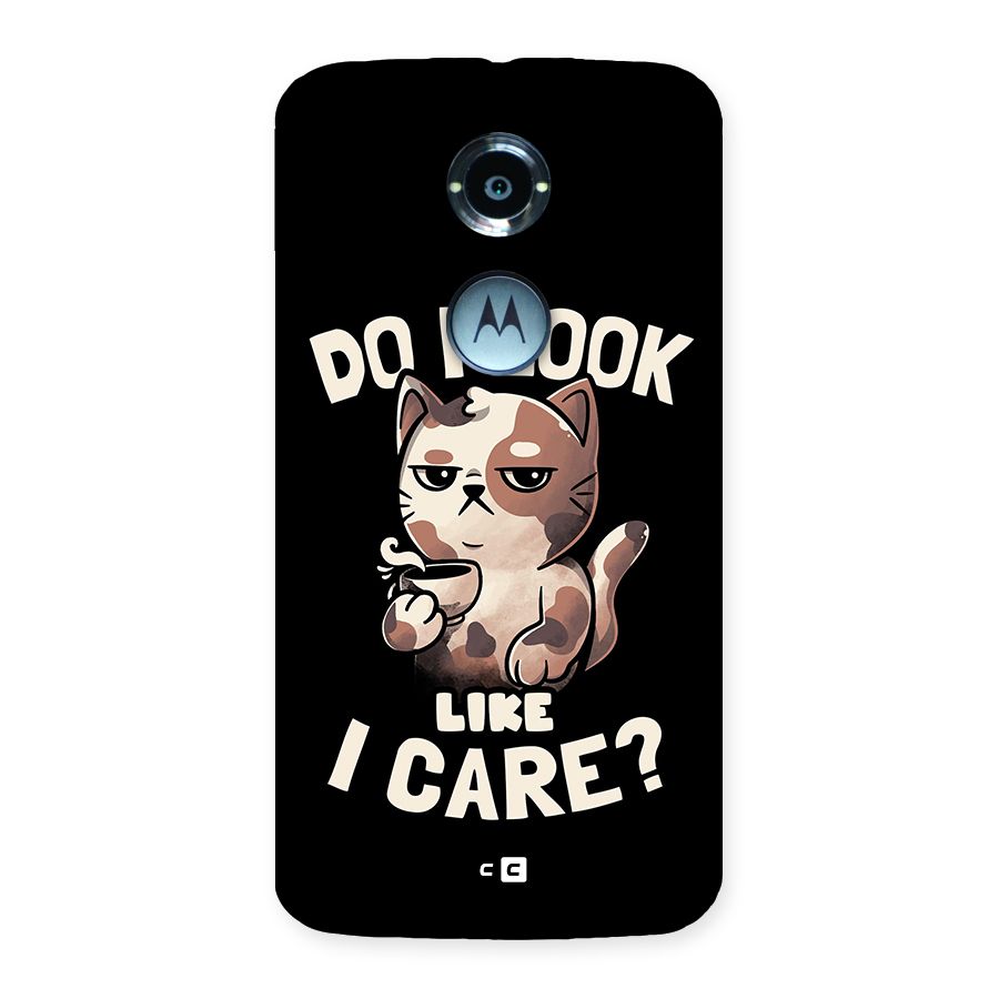 Cat Look Like Care Back Case for Moto X 2nd Gen