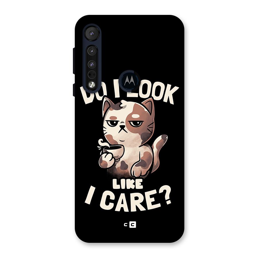 Cat Look Like Care Back Case for Motorola One Macro