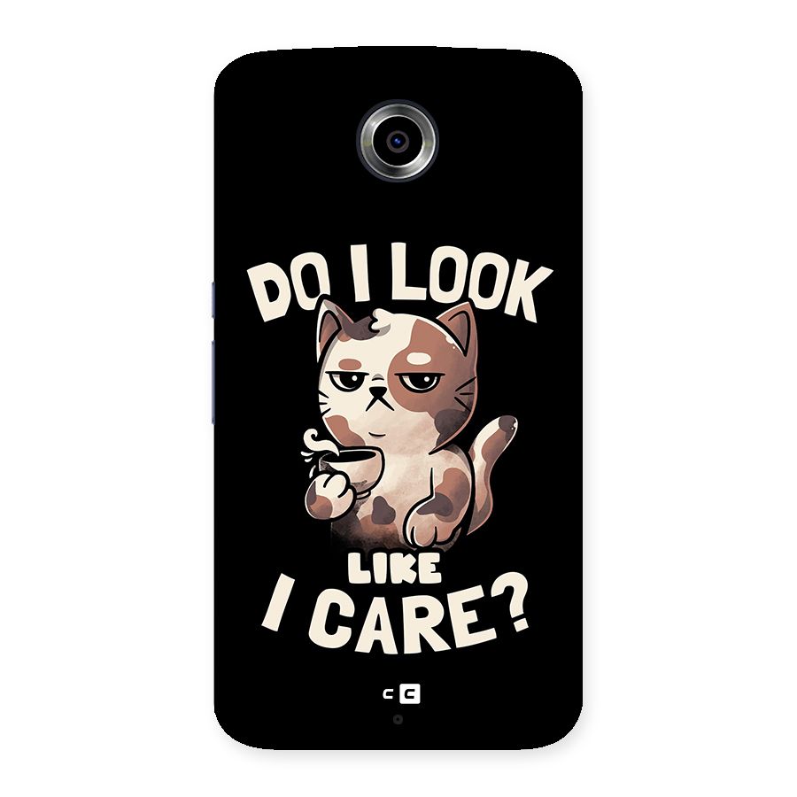 Cat Look Like Care Back Case for Nexsus 6
