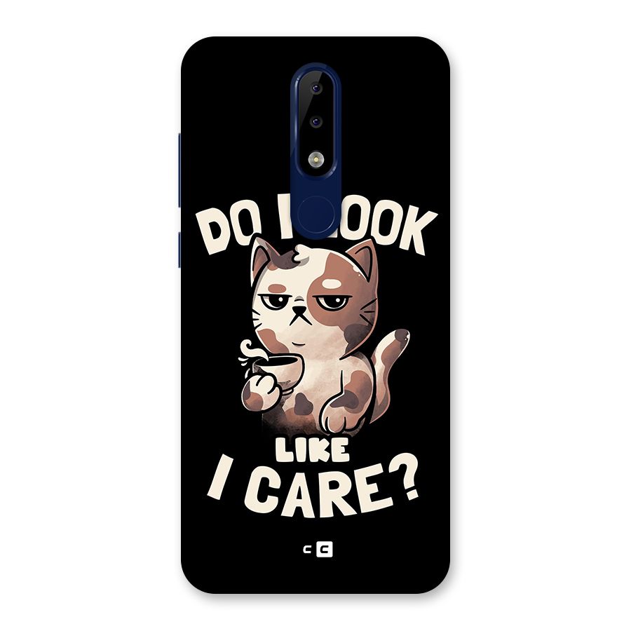 Cat Look Like Care Back Case for Nokia 5.1 Plus