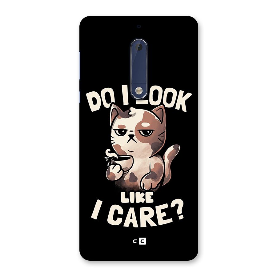 Cat Look Like Care Back Case for Nokia 5