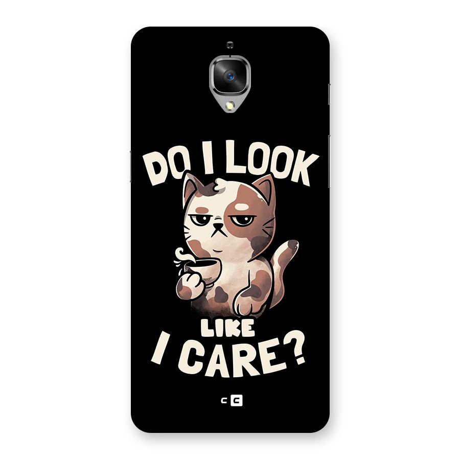 Cat Look Like Care Back Case for OnePlus 3