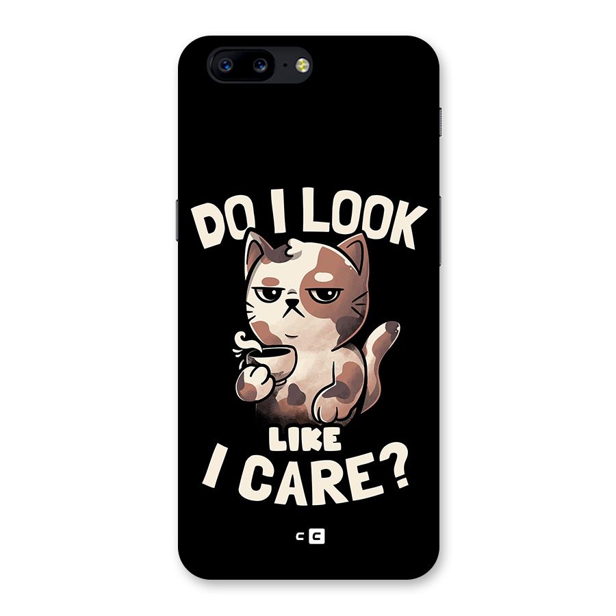 Cat Look Like Care Back Case for OnePlus 5