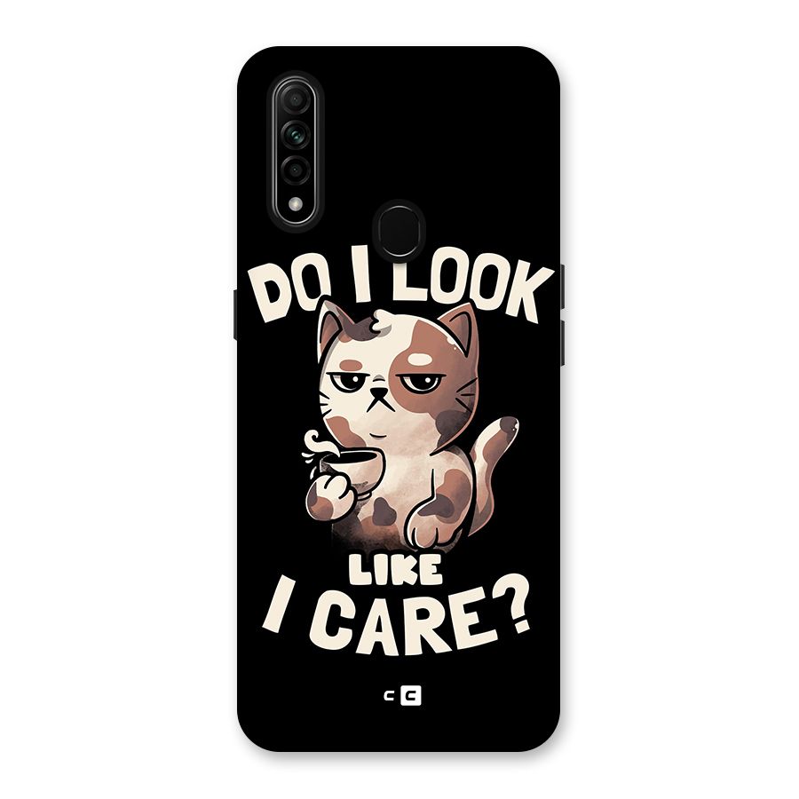 Cat Look Like Care Back Case for Oppo A31