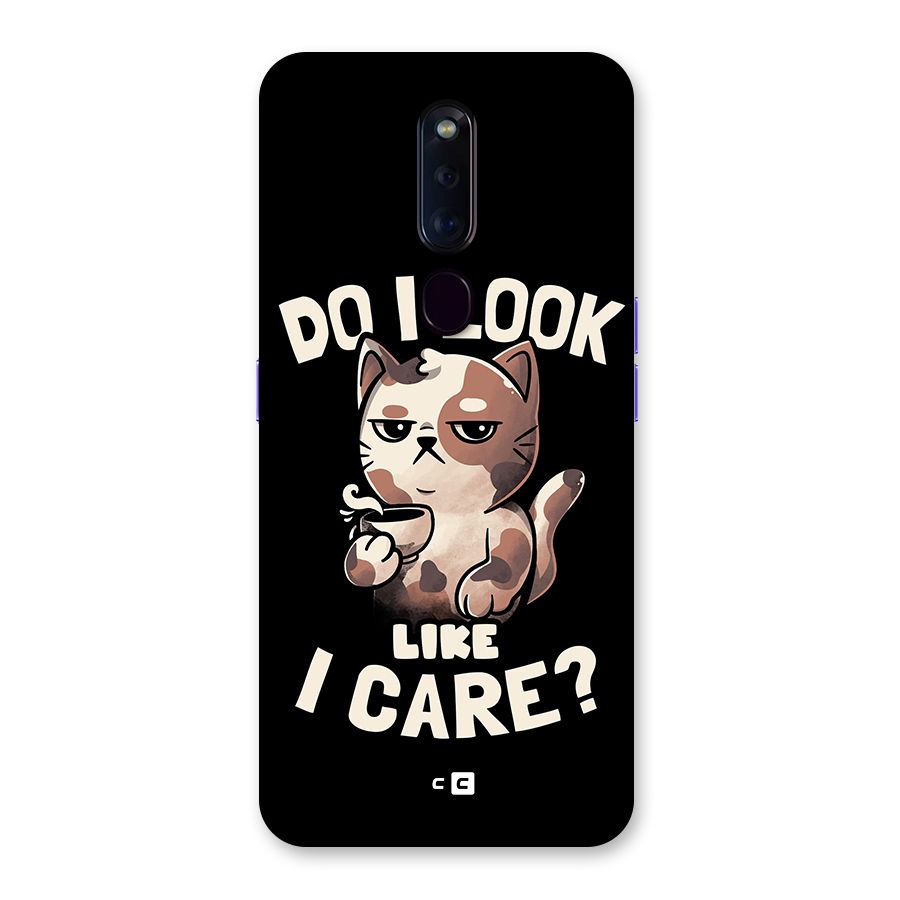 Cat Look Like Care Back Case for Oppo F11 Pro