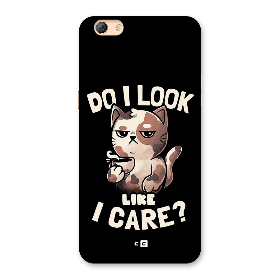 Cat Look Like Care Back Case for Oppo F3 Plus