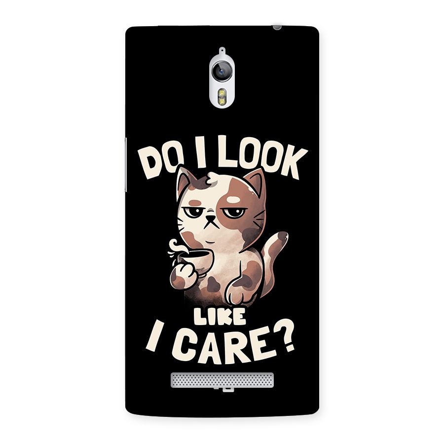 Cat Look Like Care Back Case for Oppo Find 7