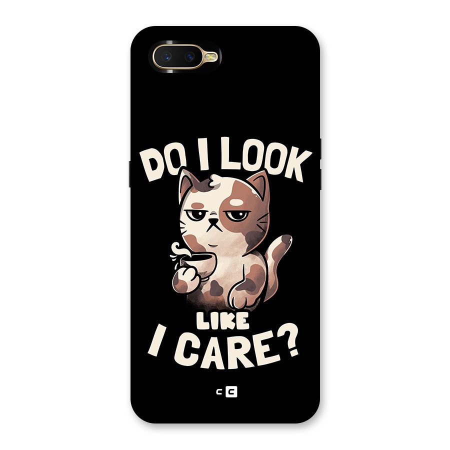 Cat Look Like Care Back Case for Oppo K1