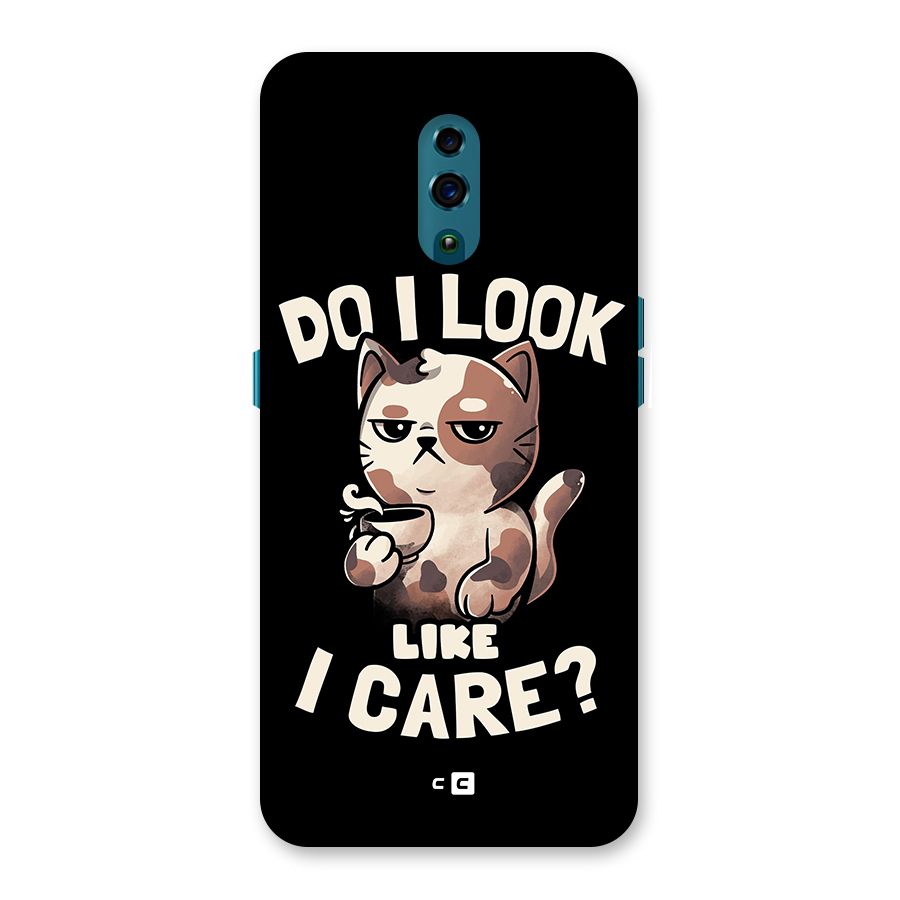 Cat Look Like Care Back Case for Oppo Reno