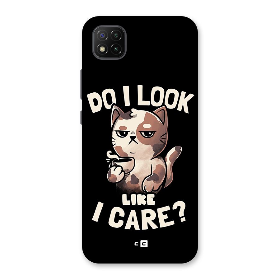 Cat Look Like Care Back Case for Poco C3