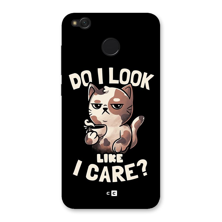 Cat Look Like Care Back Case for Redmi 4
