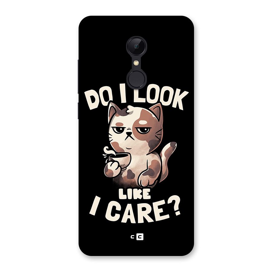 Cat Look Like Care Back Case for Redmi 5