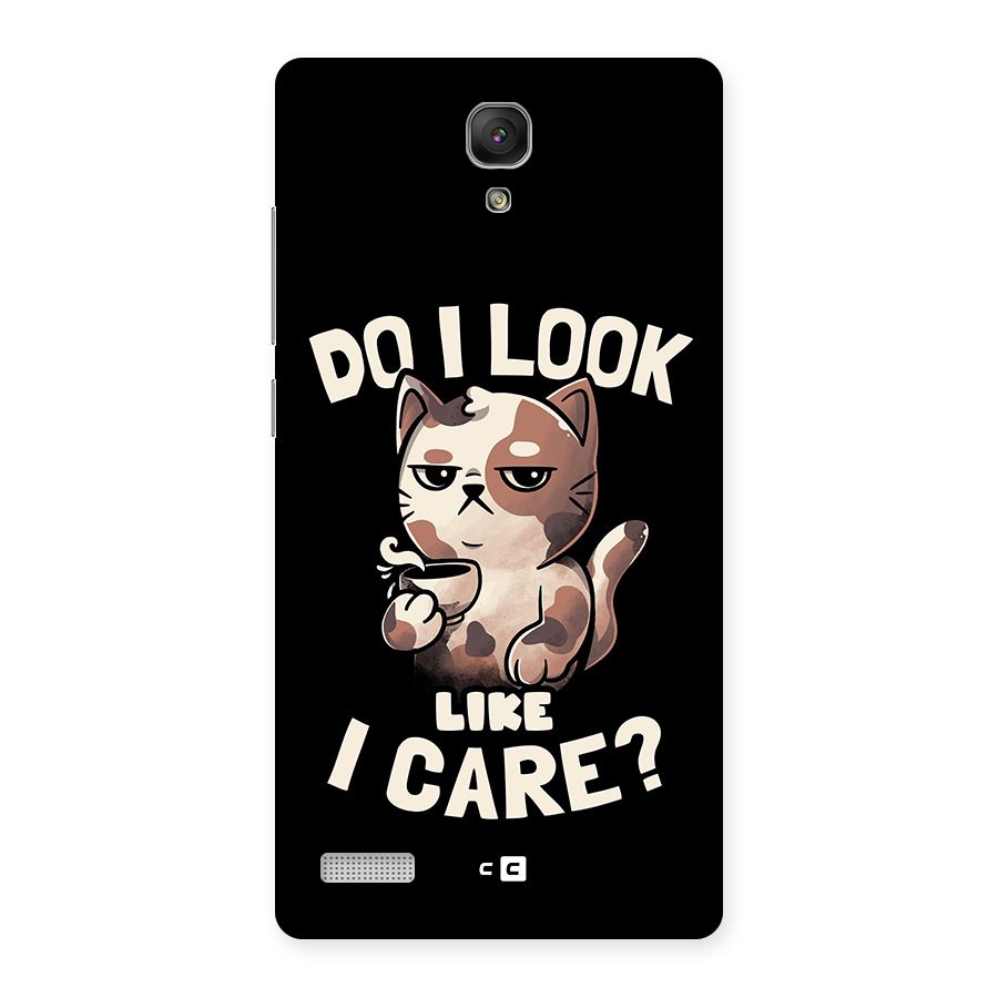 Cat Look Like Care Back Case for Redmi Note Prime