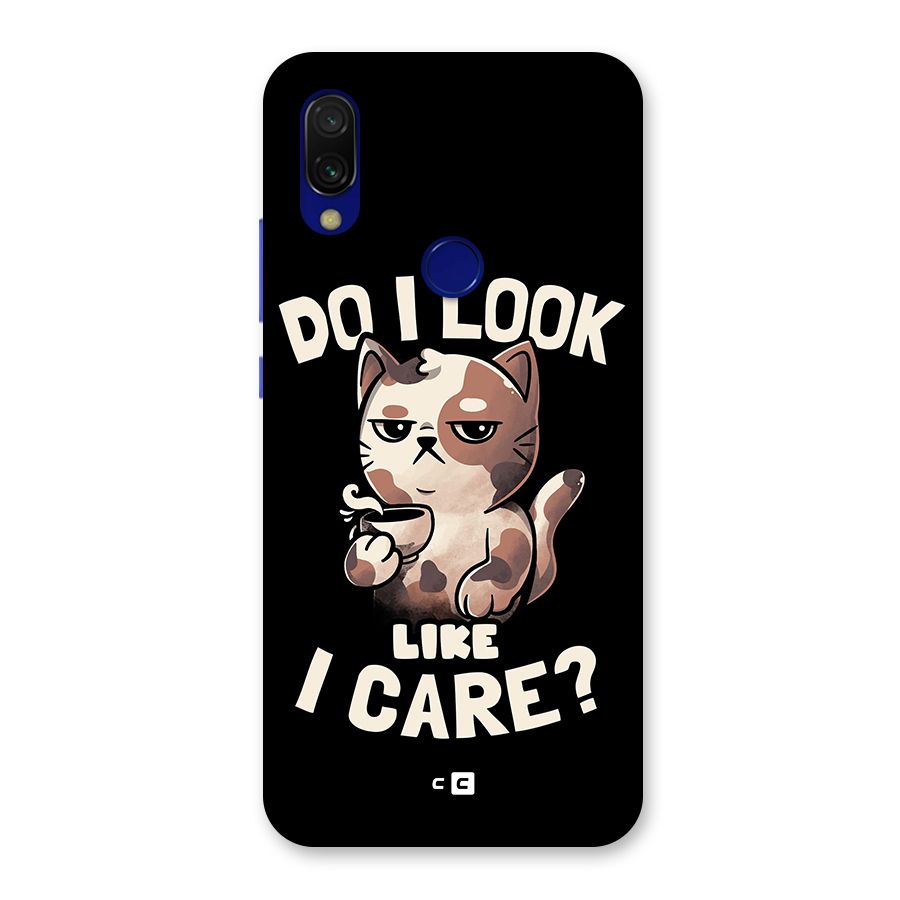 Cat Look Like Care Back Case for Redmi Y3