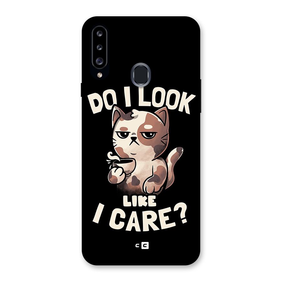 Cat Look Like Care Back Case for Samsung Galaxy A20s