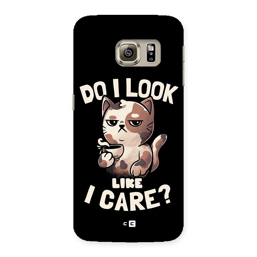 Cat Look Like Care Back Case for Samsung Galaxy S6 Edge