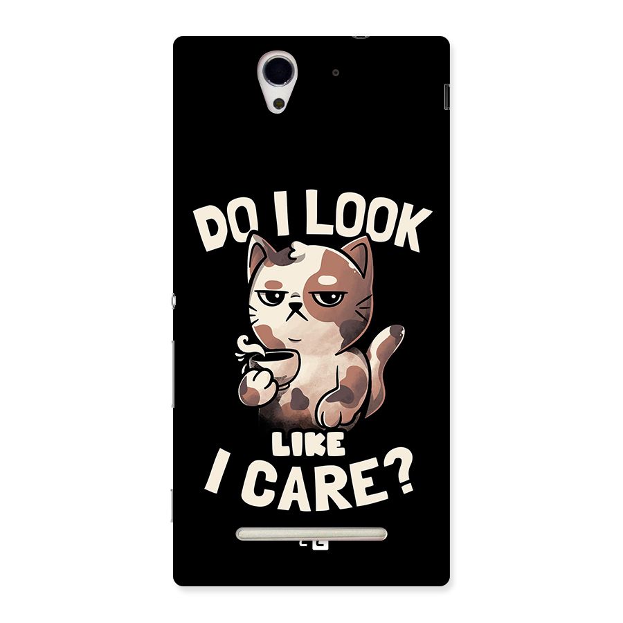 Cat Look Like Care Back Case for Sony Xperia C3