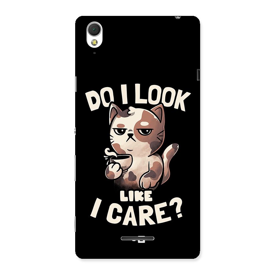 Cat Look Like Care Back Case for Sony Xperia T3