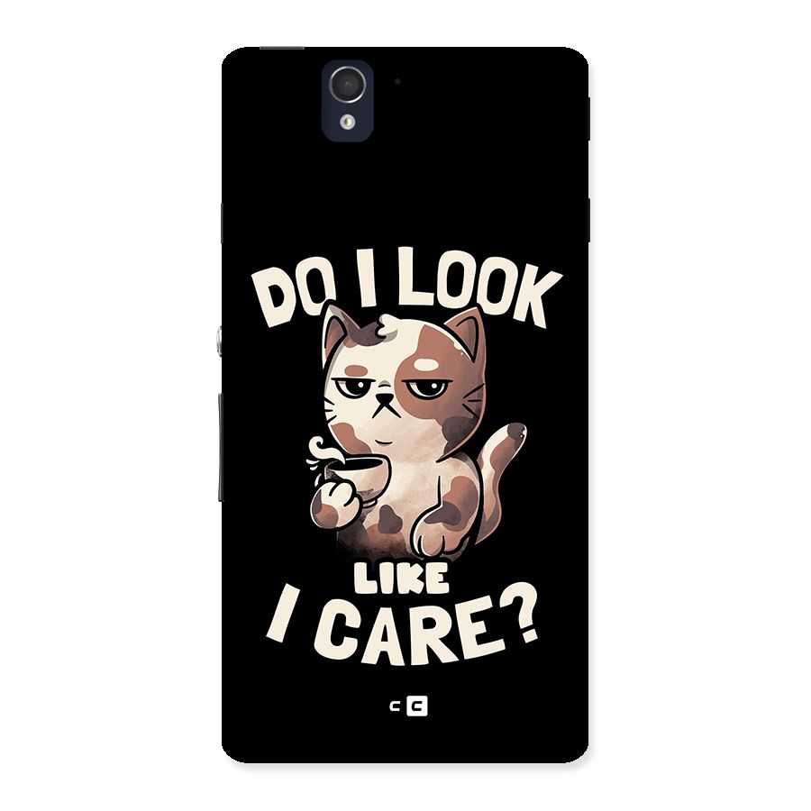 Cat Look Like Care Back Case for Sony Xperia Z