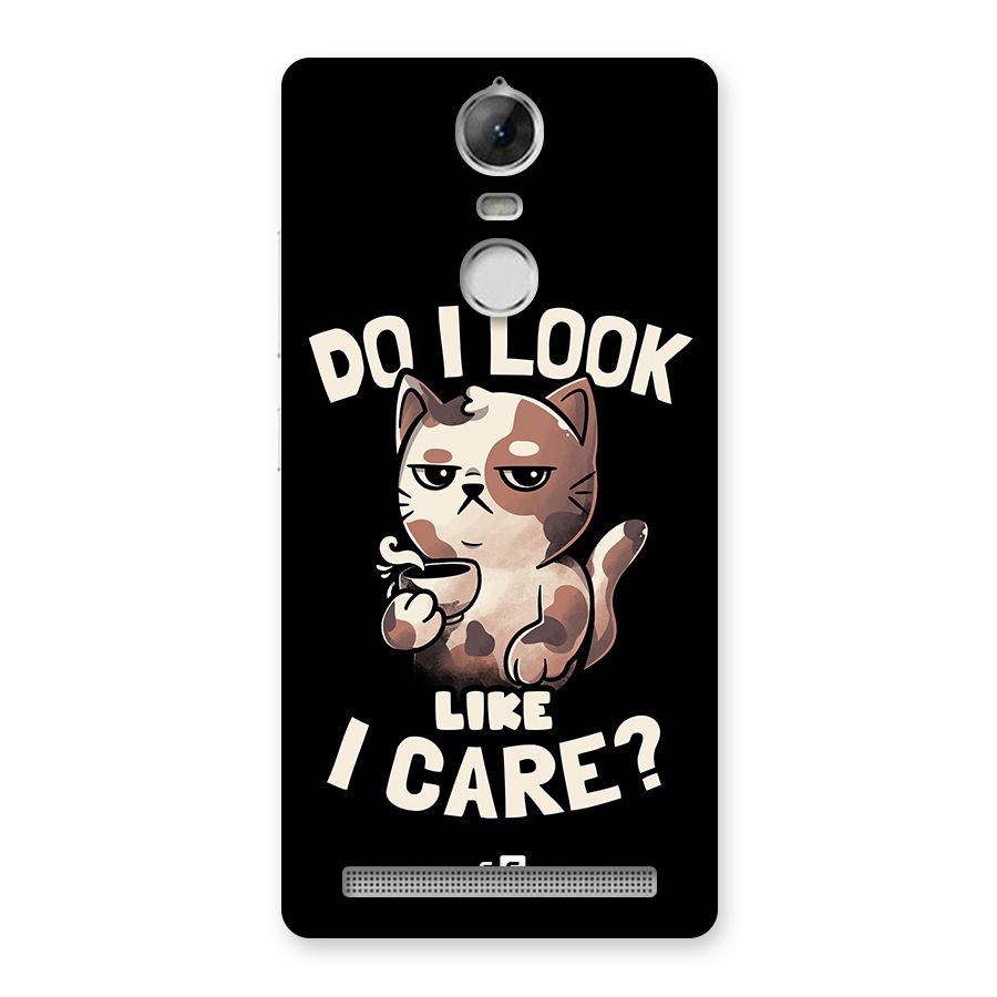 Cat Look Like Care Back Case for Vibe K5 Note