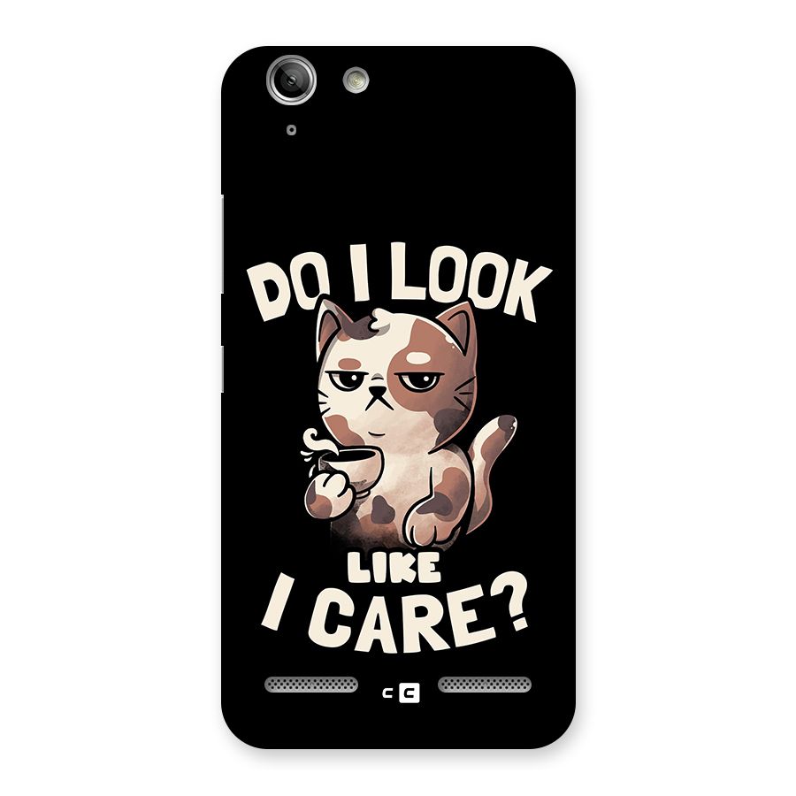 Cat Look Like Care Back Case for Vibe K5 Plus