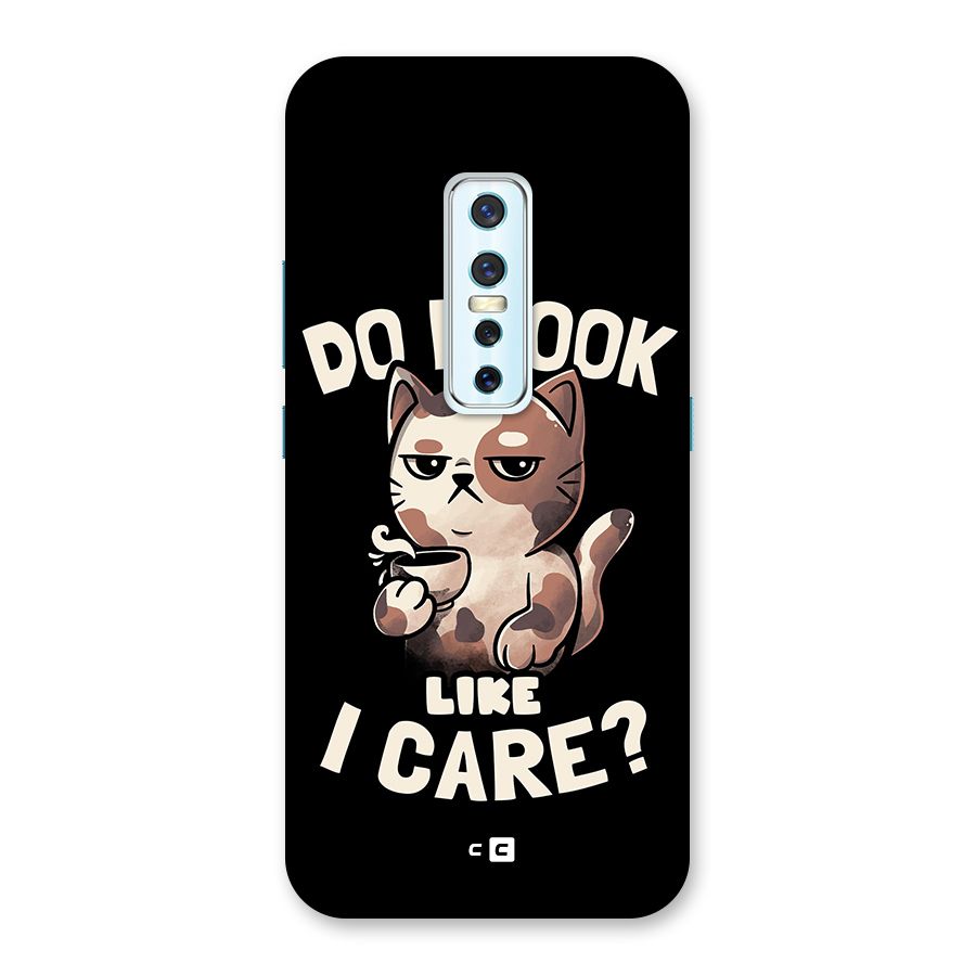 Cat Look Like Care Back Case for Vivo V17 Pro