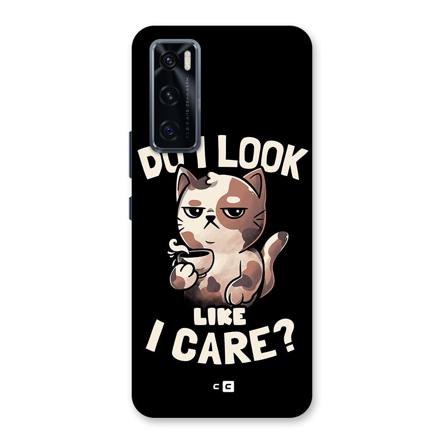 Cat Look Like Care Back Case for Vivo V20 SE
