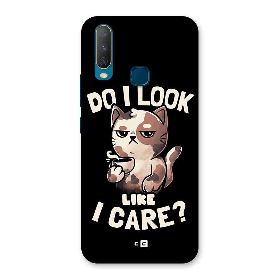Cat Look Like Care Back Case for Vivo Y11