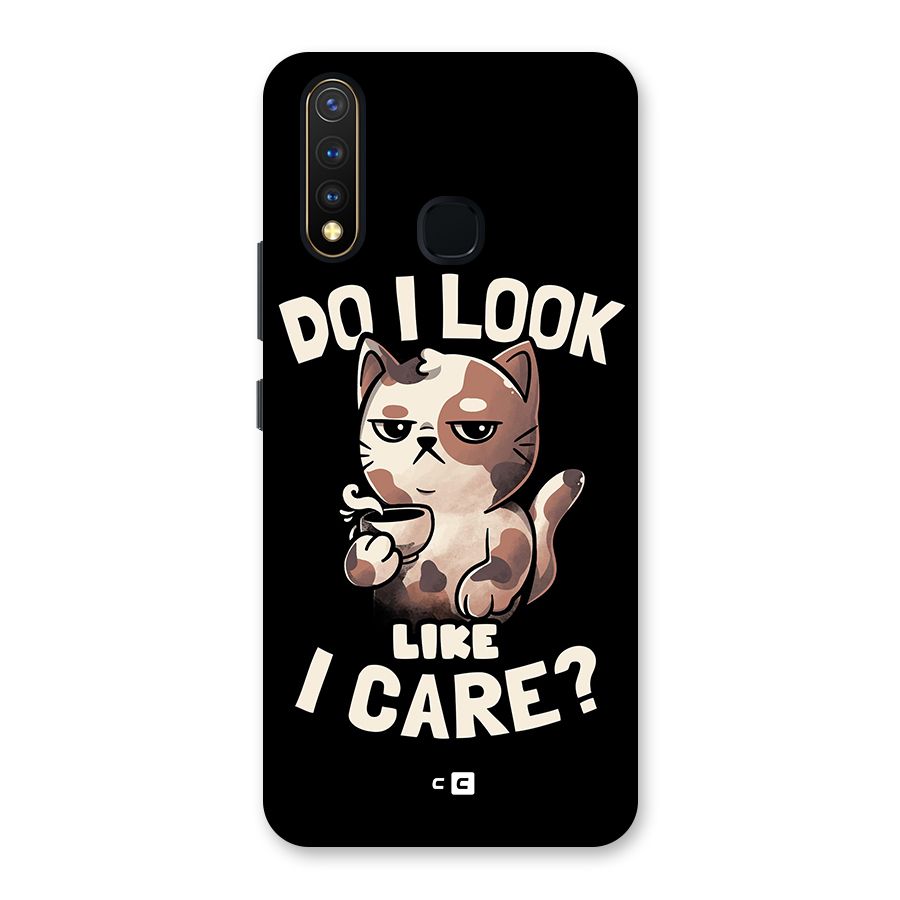 Cat Look Like Care Back Case for Vivo Y19