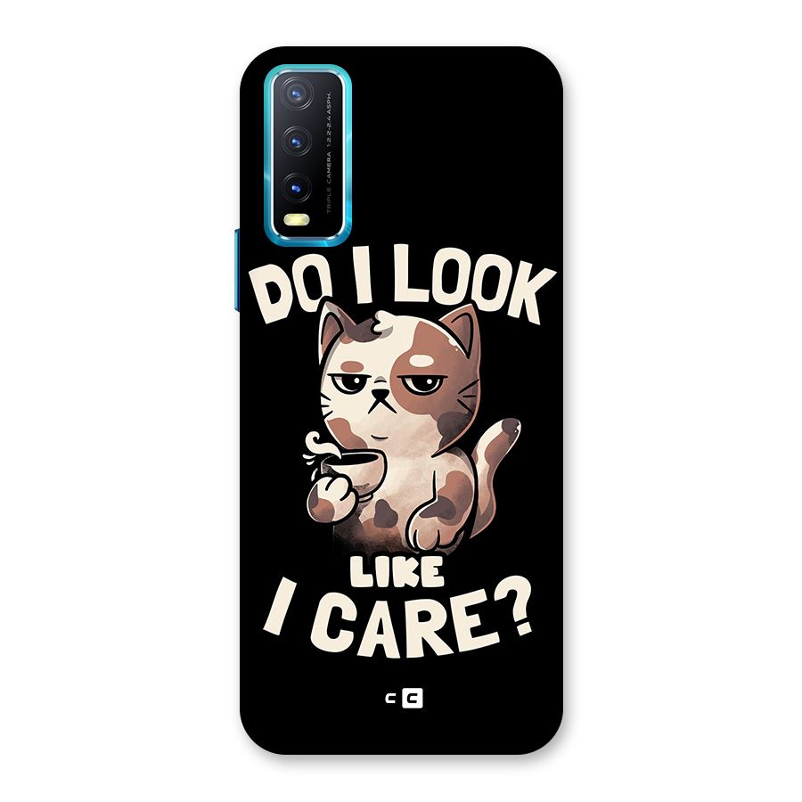 Cat Look Like Care Back Case for Vivo Y20A