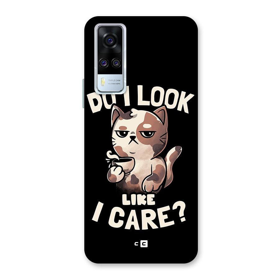 Cat Look Like Care Back Case for Vivo Y31