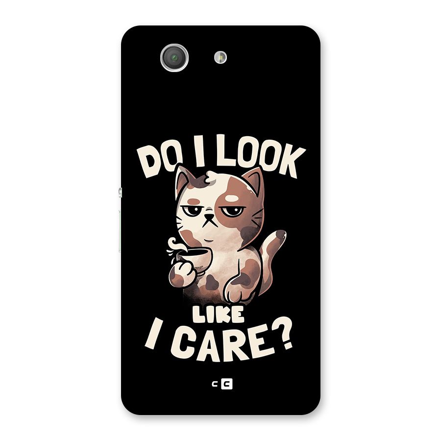 Cat Look Like Care Back Case for Xperia Z3 Compact