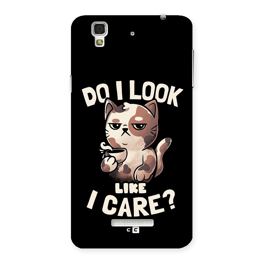 Cat Look Like Care Back Case for Yu Yureka