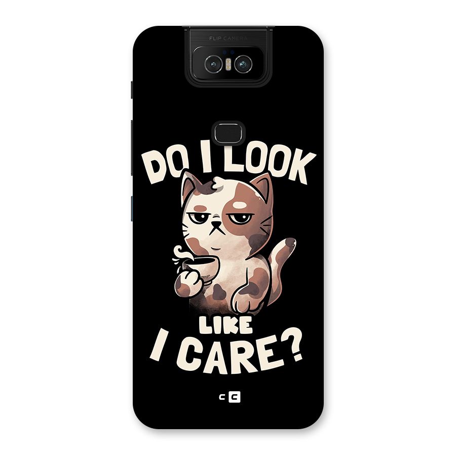 Cat Look Like Care Back Case for Zenfone 6z