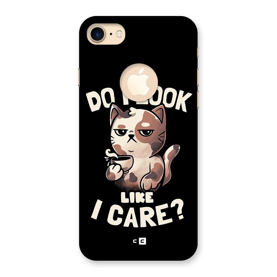 Cat Look Like Care Back Case for iPhone 7 Logo Cut
