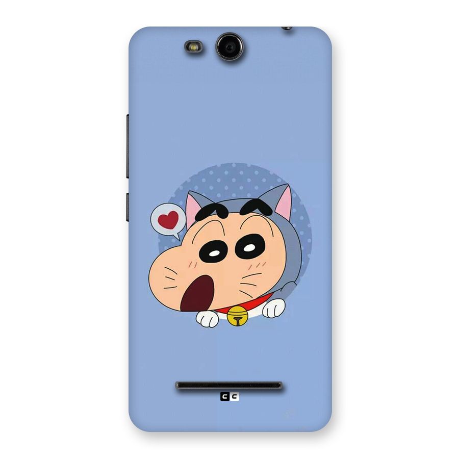 Cat Shinchan Back Case for Canvas Juice 3 Q392