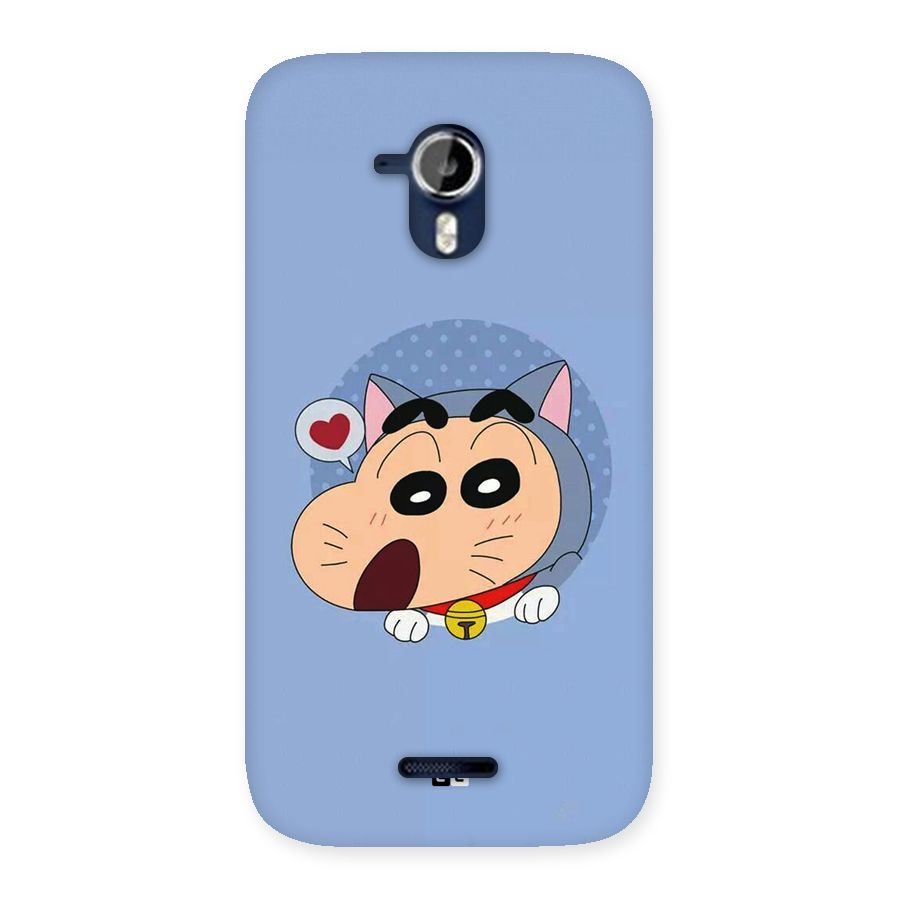 Cat Shinchan Back Case for Canvas Magnus A117
