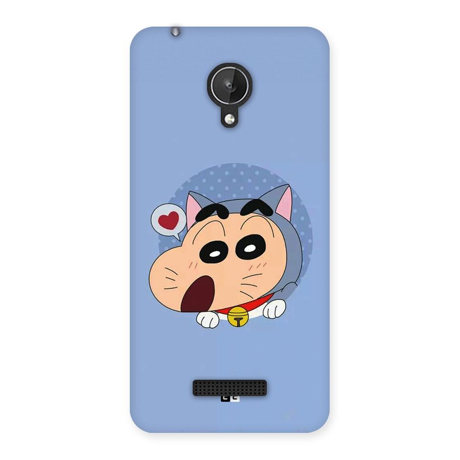 Cat Shinchan Back Case for Canvas Spark Q380
