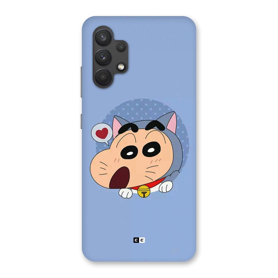 Cat Shinchan Back Case for Galaxy A32