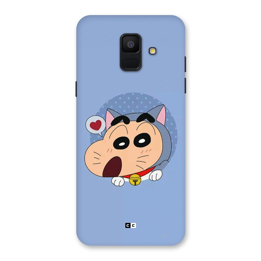 Cat Shinchan Back Case for Galaxy A6 (2018)