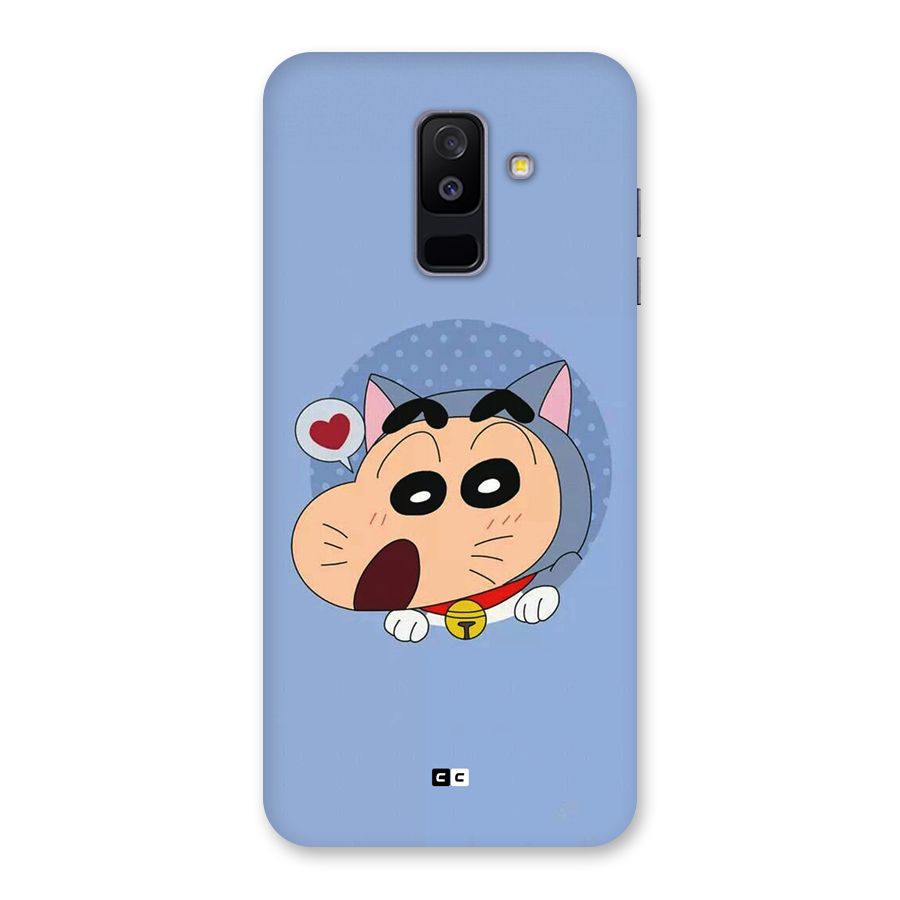 Cat Shinchan Back Case for Galaxy A6 Plus