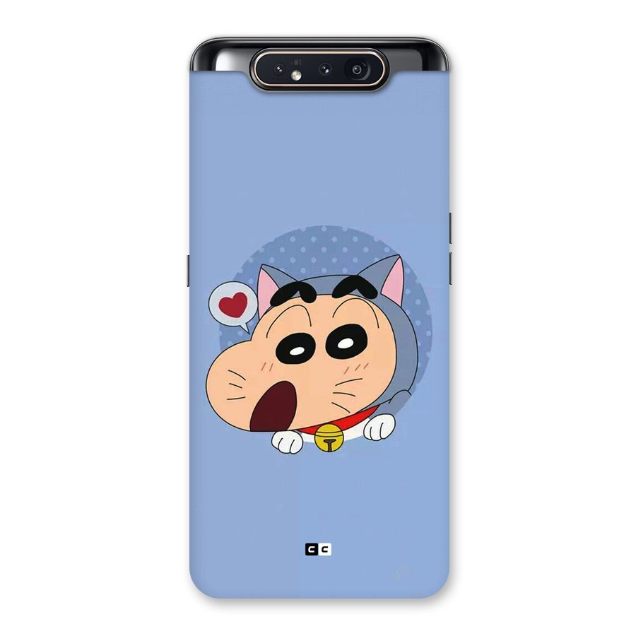 Cat Shinchan Back Case for Galaxy A80