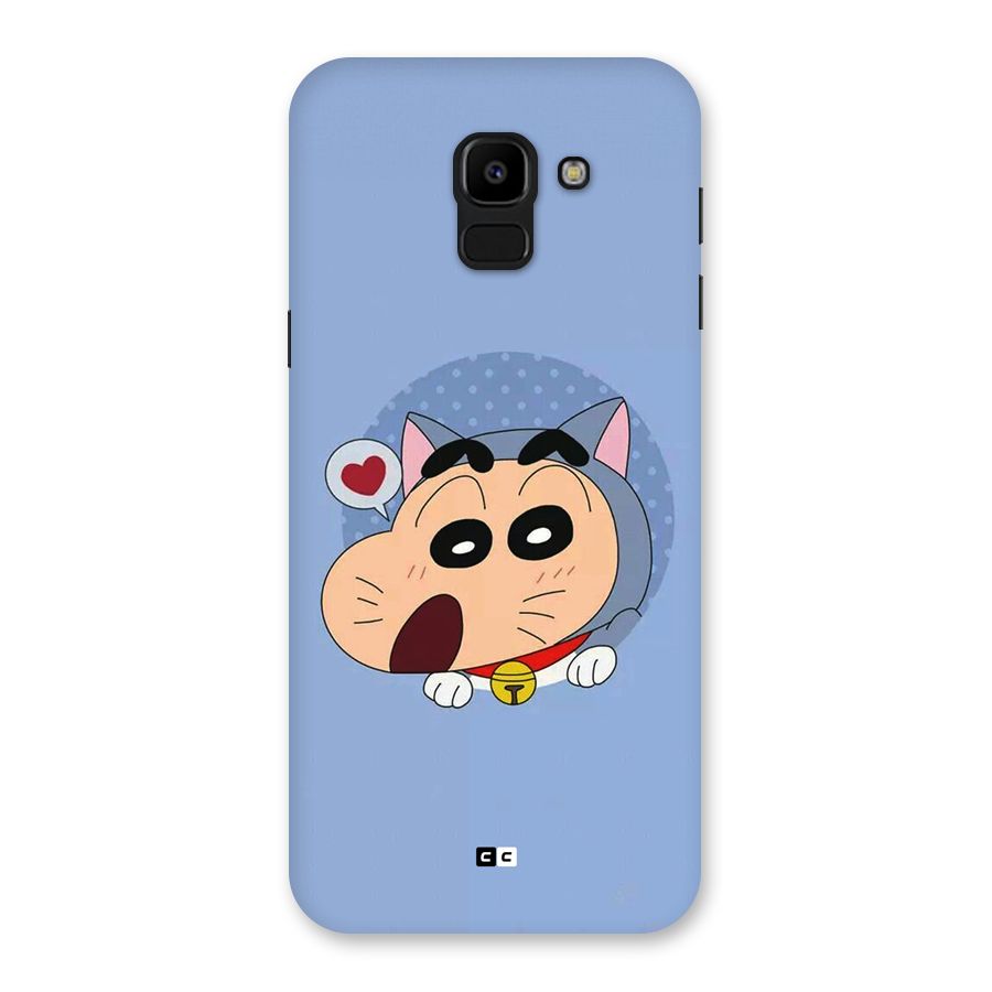 Cat Shinchan Back Case for Galaxy J6