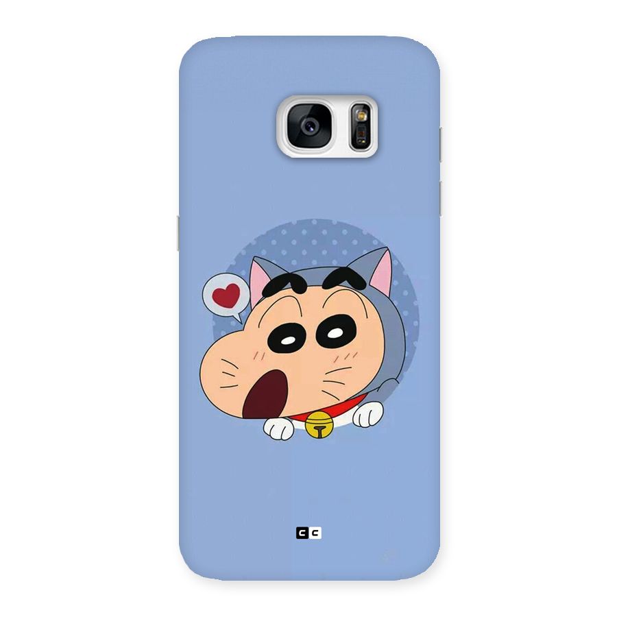 Cat Shinchan Back Case for Galaxy S7 Edge