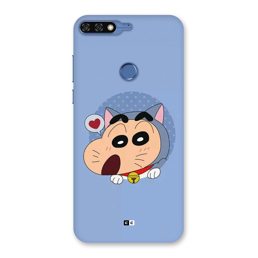 Cat Shinchan Back Case for Honor 7C