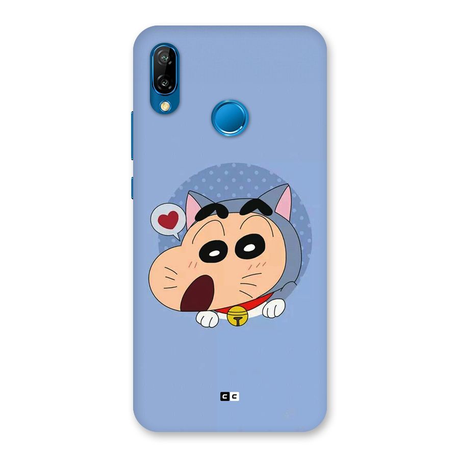 Cat Shinchan Back Case for Huawei P20 Lite