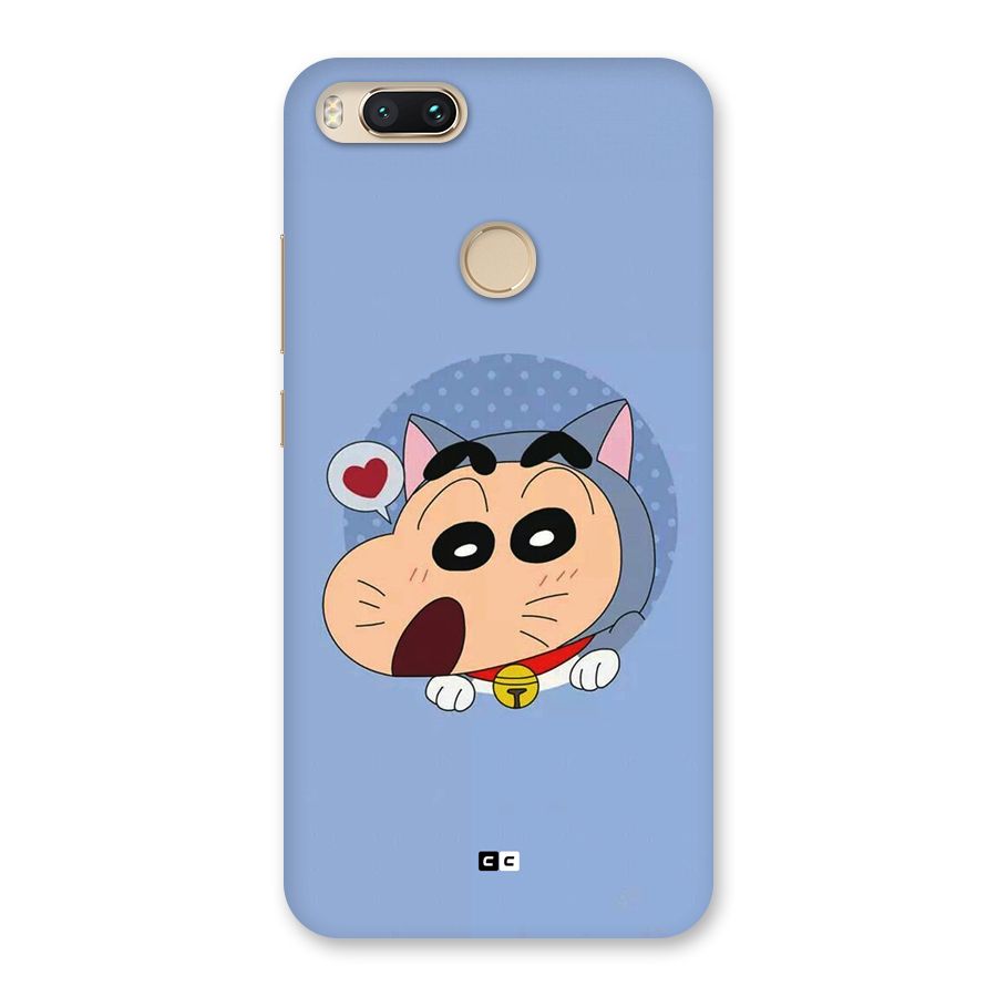 Cat Shinchan Back Case for Mi A1