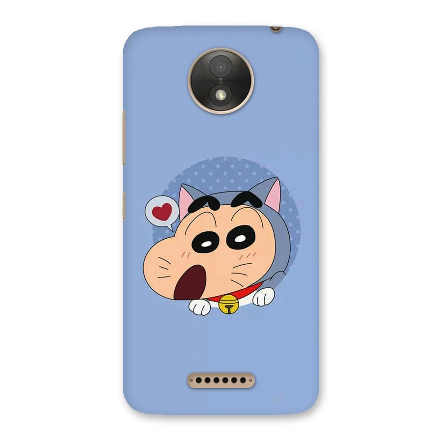 Cat Shinchan Back Case for Moto C Plus