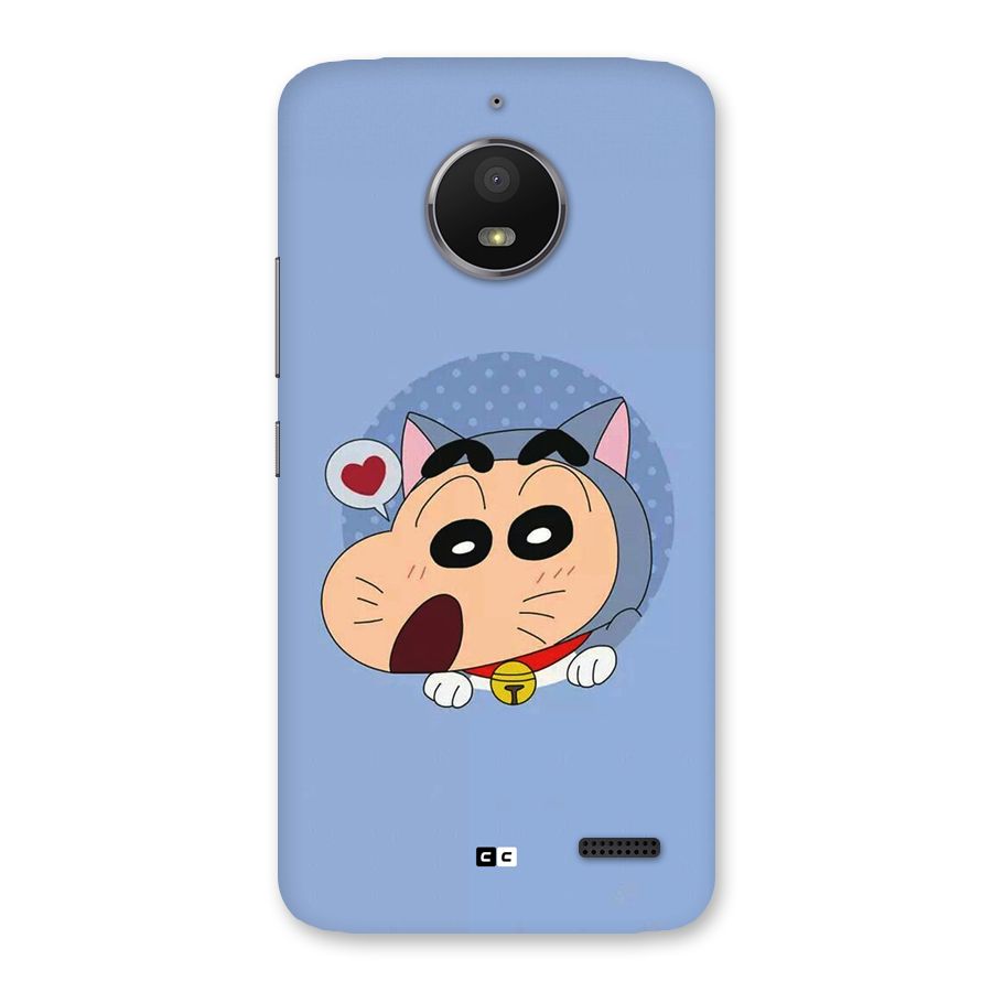 Cat Shinchan Back Case for Moto E4
