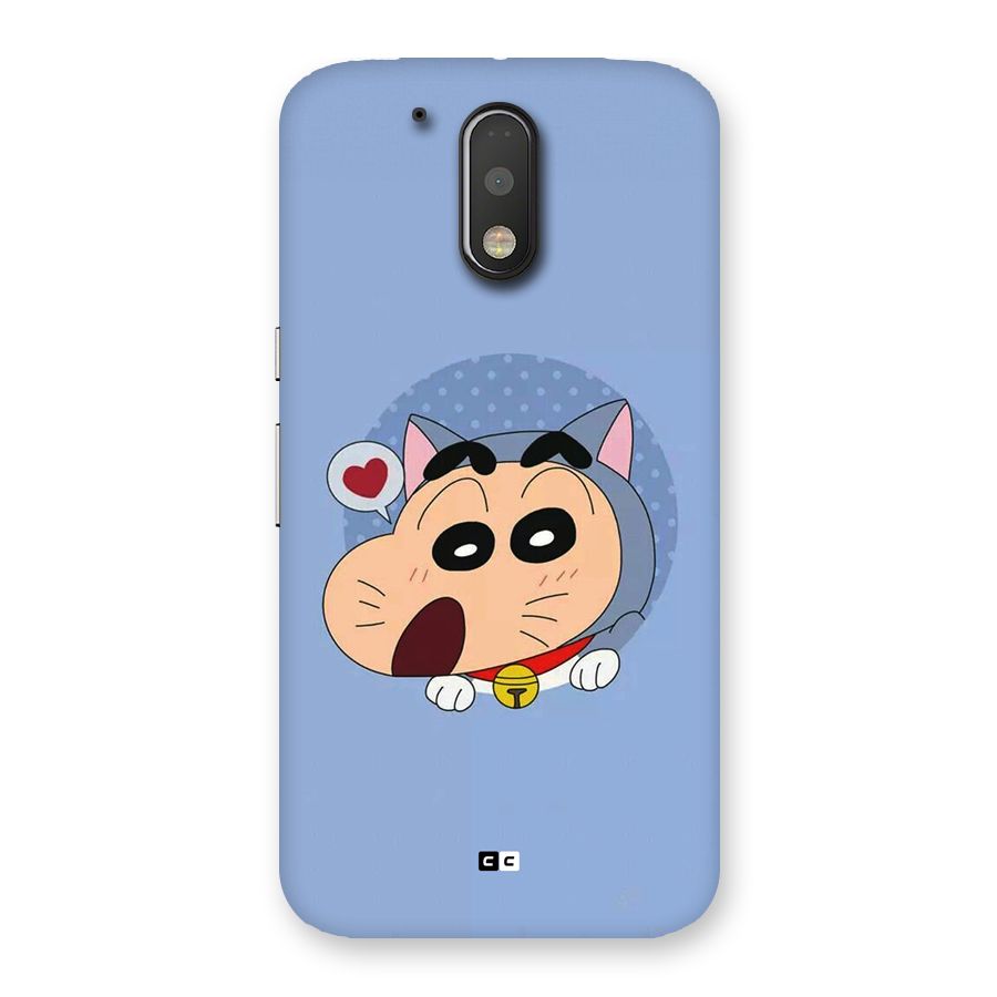 Cat Shinchan Back Case for Moto G4